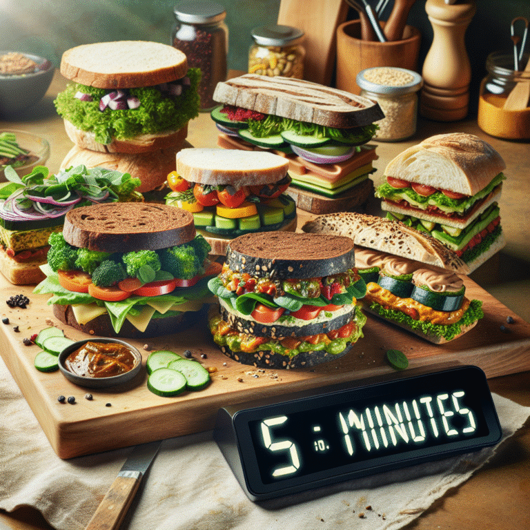 Sanduíches veganos que você pode preparar em 5 minutos