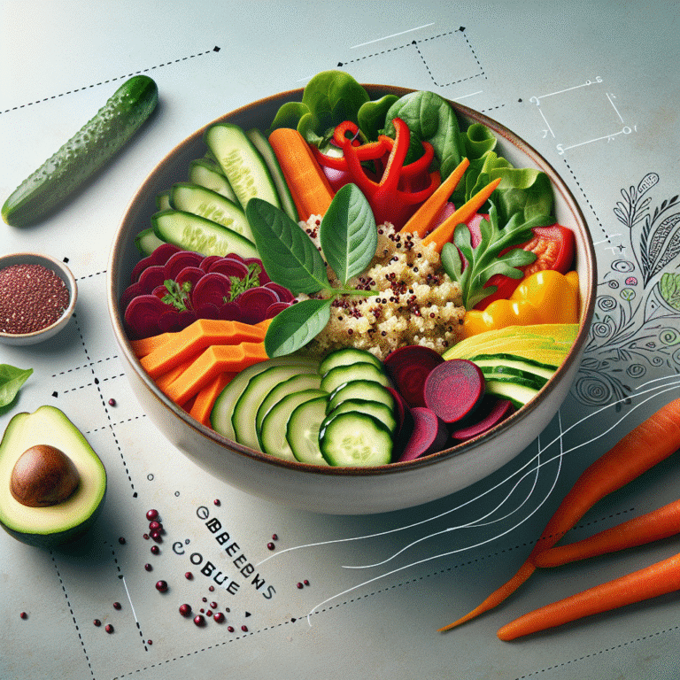 Bowl vegano de quinoa e legumes para o trabalho