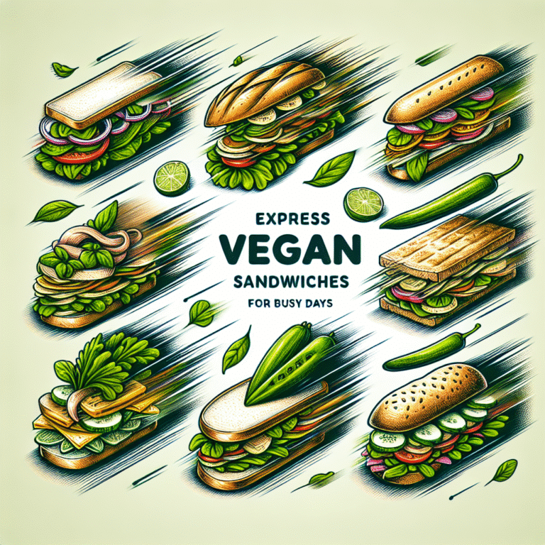 Sanduíches veganos express para os dias corridos