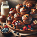 Muffins veganos saudáveis para um lanche rápido