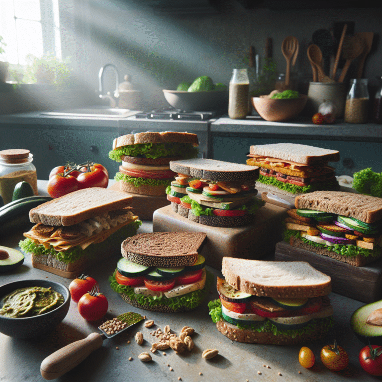 Sanduíches veganos práticos para o dia a dia