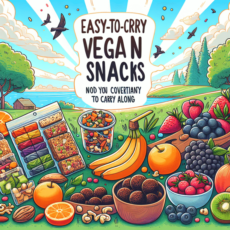 Snacks veganos fáceis para levar