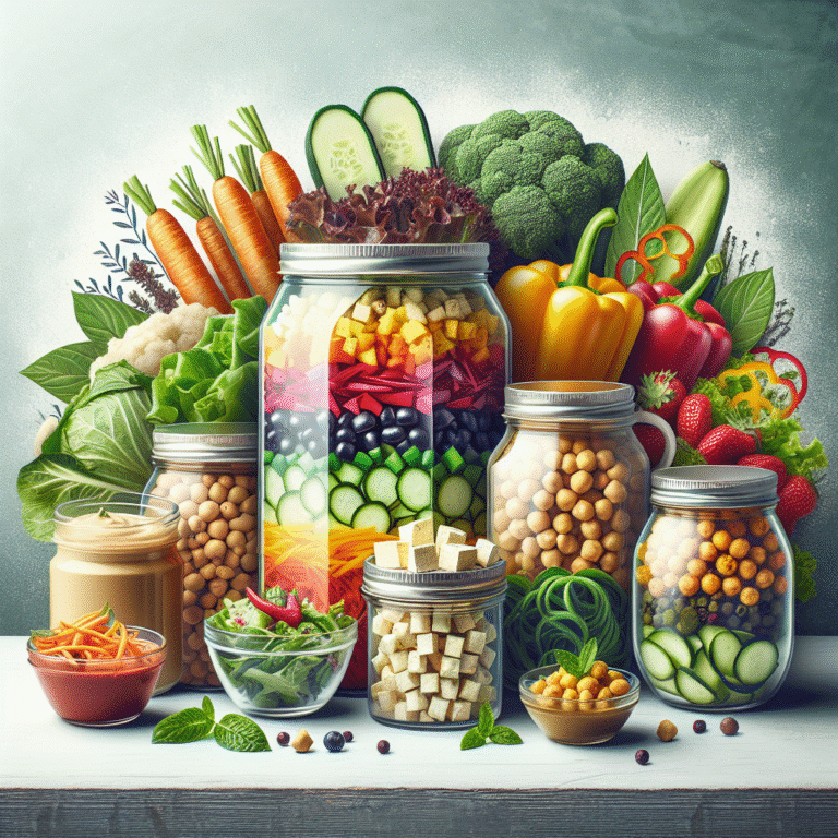 Saladas veganas refrescantes e nutritivas para o escritório