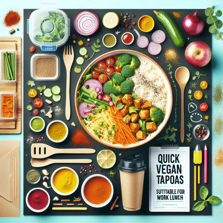 Tapiocas veganas rápidas para levar ao trabalho