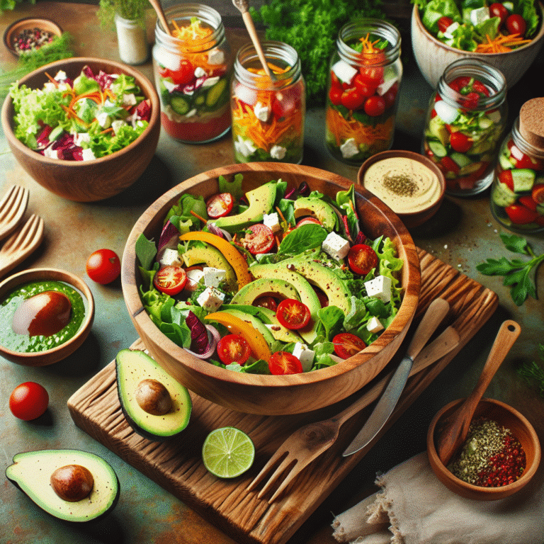 Receitas de Saladas Rápidas e Nutritivas para o Verão