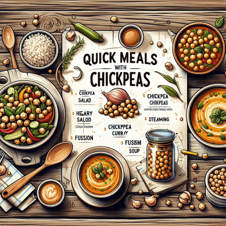 Lanches rápidos com grão-de-bico: ideias criativas