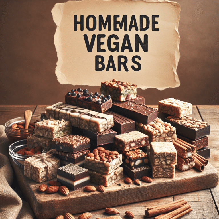Barrinhas veganas caseiras rápidas
