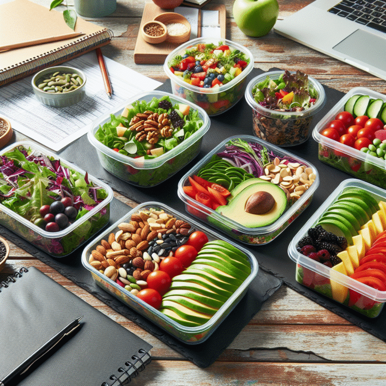 Saladas veganas práticas para almoço no escritório