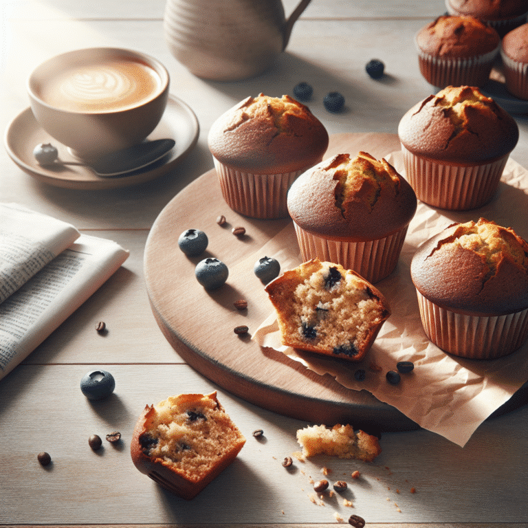 Muffins veganos rápidos para o trabalho