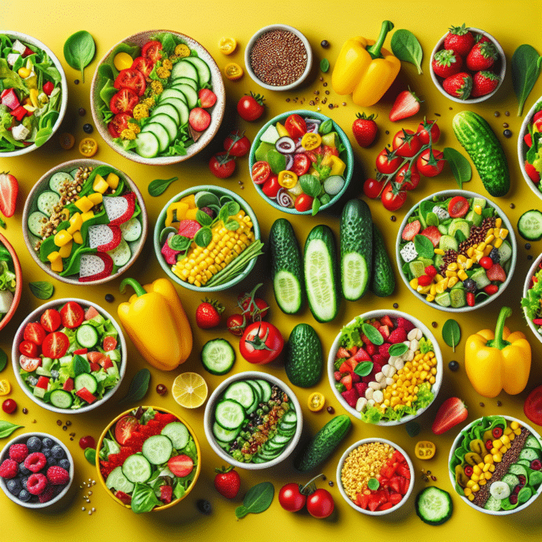 Saladas frescas e rápidas para um jantar leve